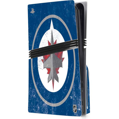 NHL Winnipeg Jets Distressed Logo PlayStation PS5 Skins